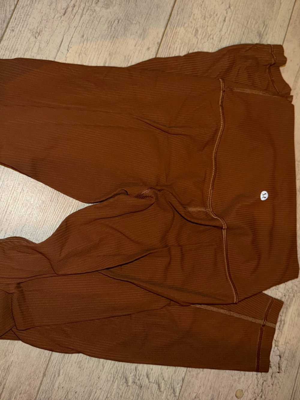 Lululemon Brown Ribbed Leggings